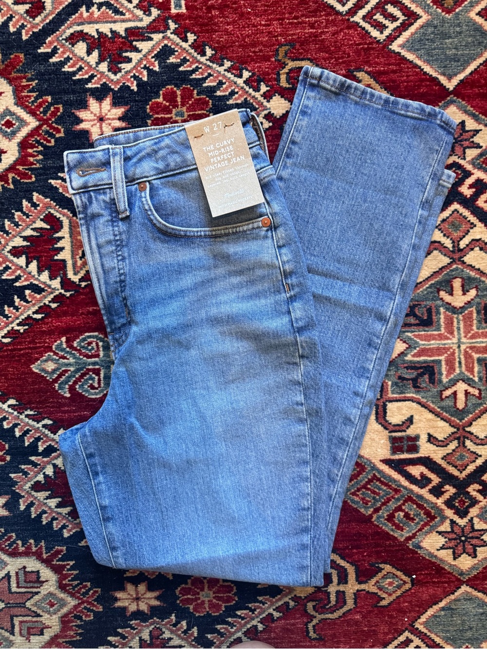 Madewell The Curvy Mid-Rise Perfect Vintage Jean 27 NWT